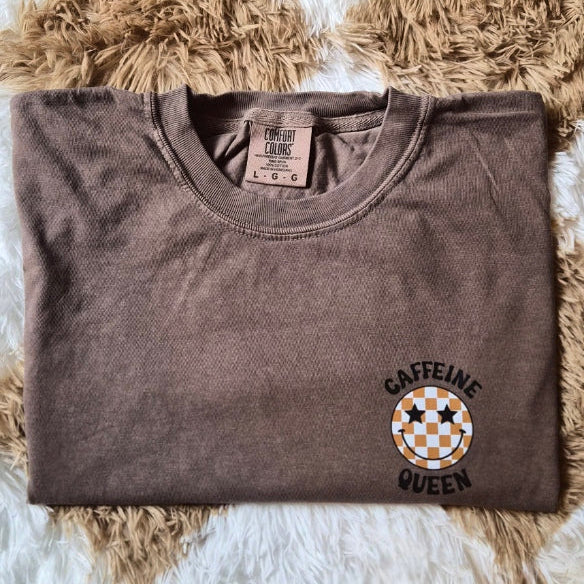 Caffein Queen T shirt Size L