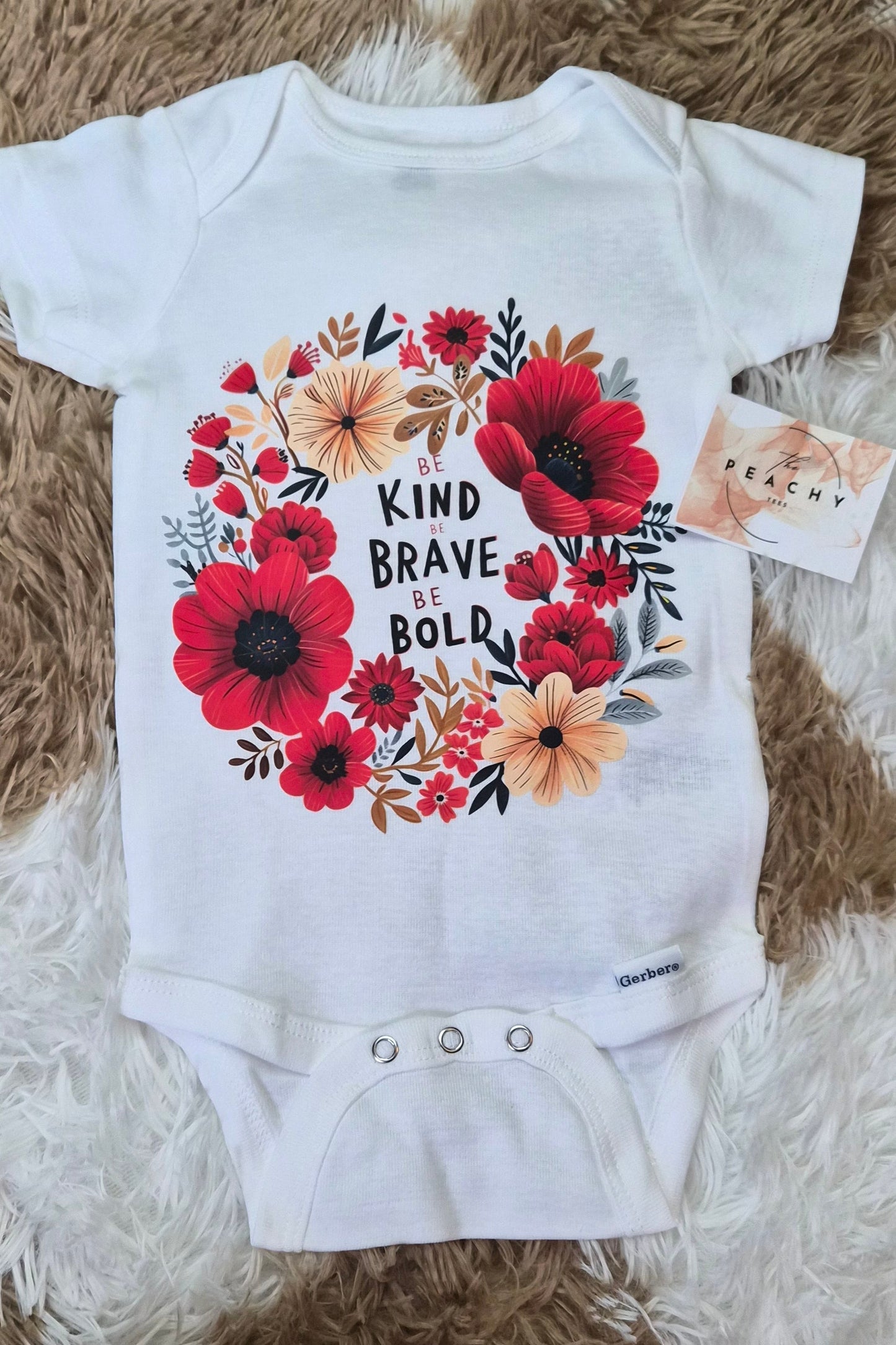 Floral Baby Onesie