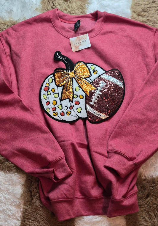 Fall football crewneck
