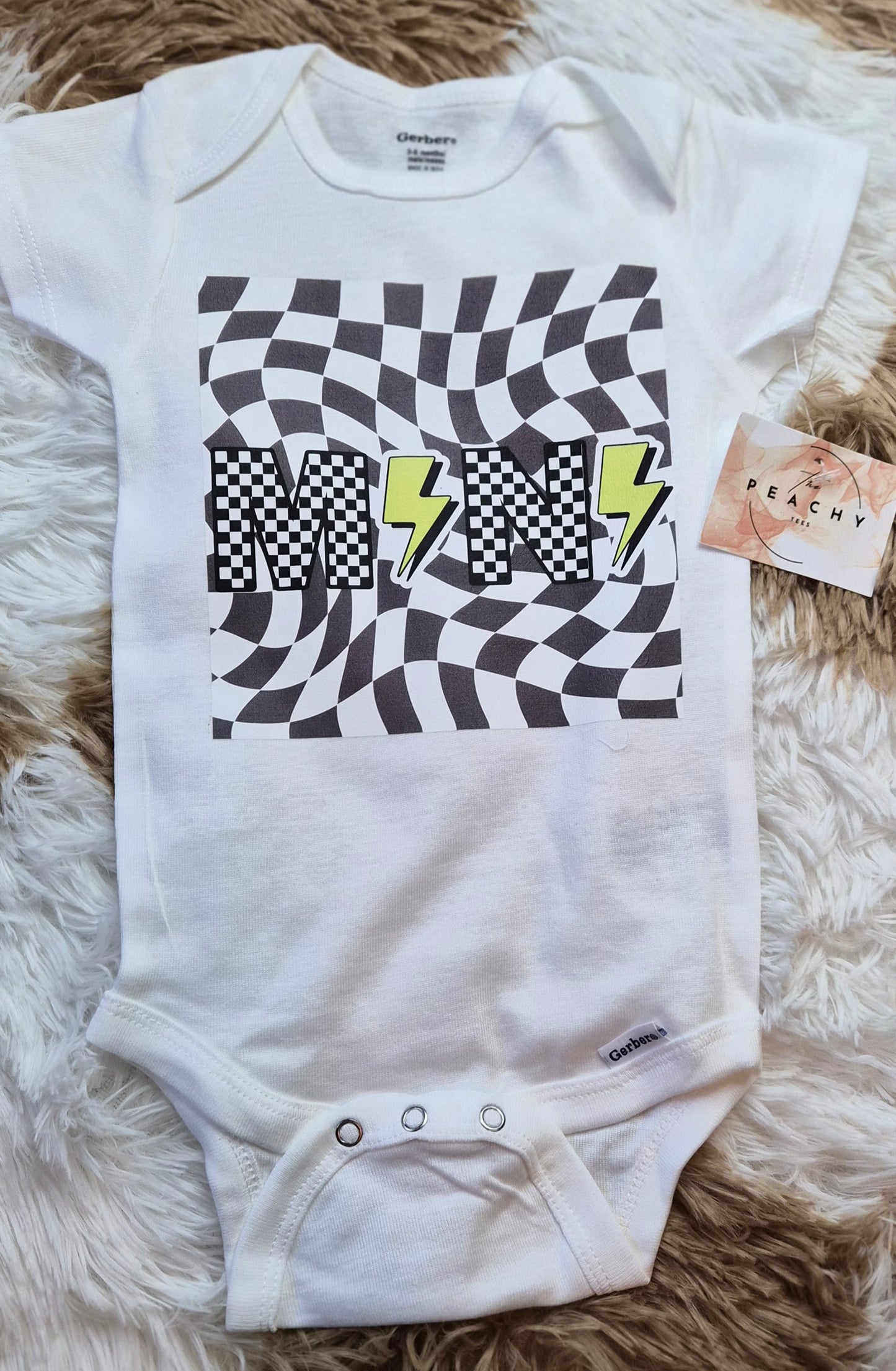 Mini Retro baby onesie