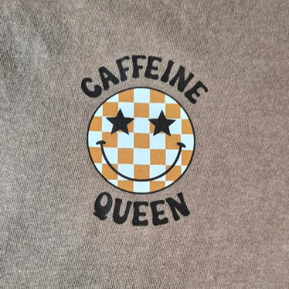 Caffein Queen T shirt Size L