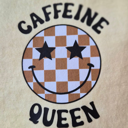 Caffeine Queen T shirt Size M