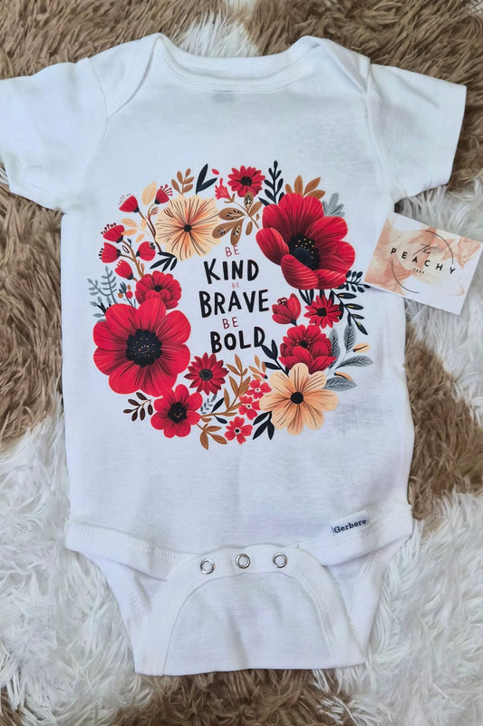 Floral Baby Onesie