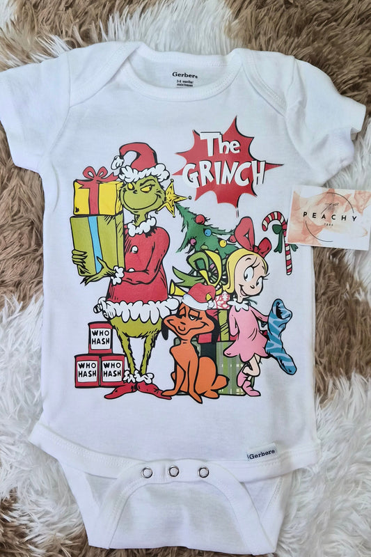 Grinch Baby Onesie