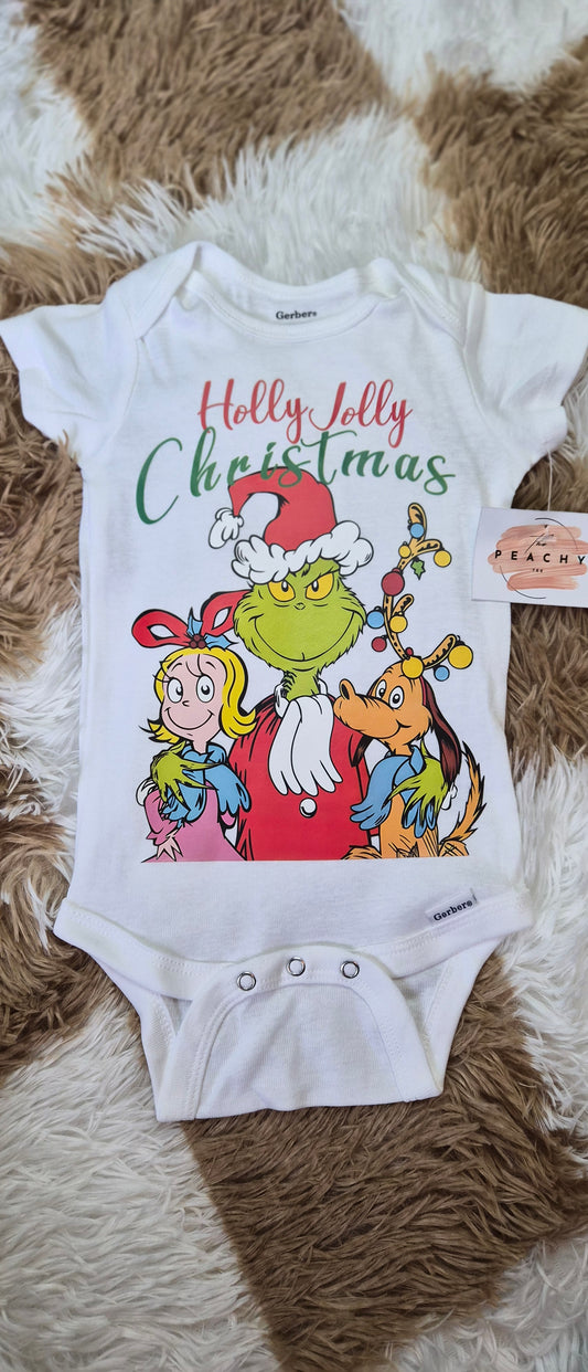 Grinch Baby Onesie