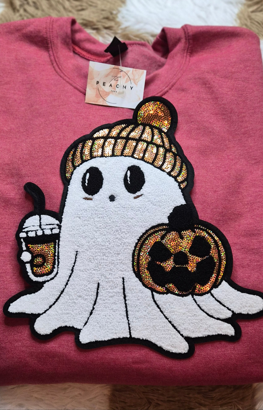 Cute ghost crewneck