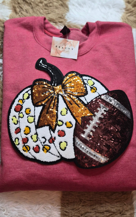 Fall football crewneck