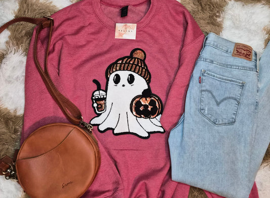 Cute ghost crewneck